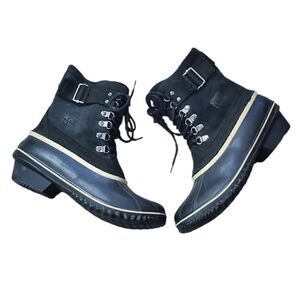 Sorel Black Suede Boots